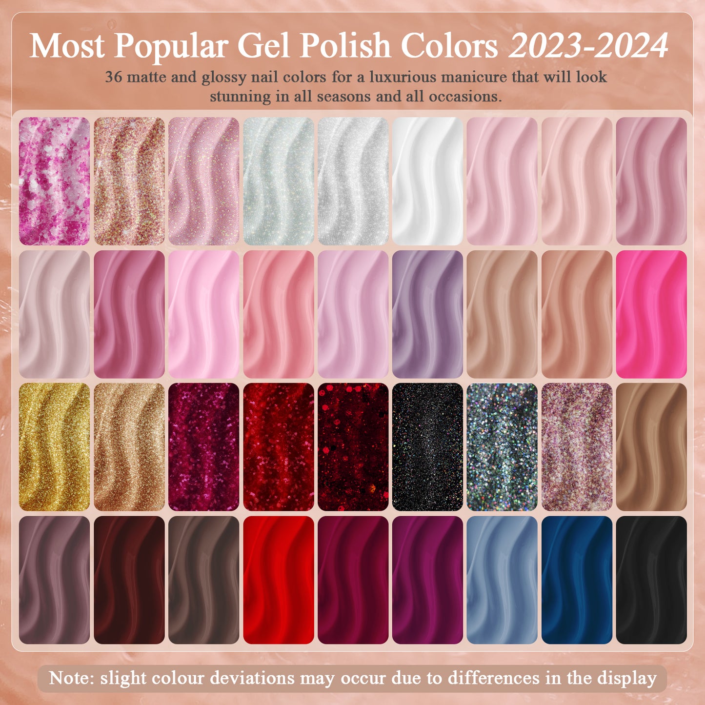 Sweet Letters - 36 Colors Gel Polish Kit
