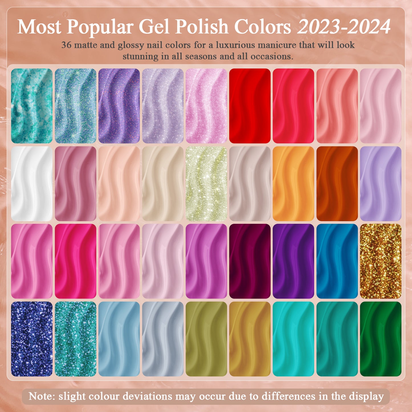 Mermaid - 36 Colors Gel Polish Kit