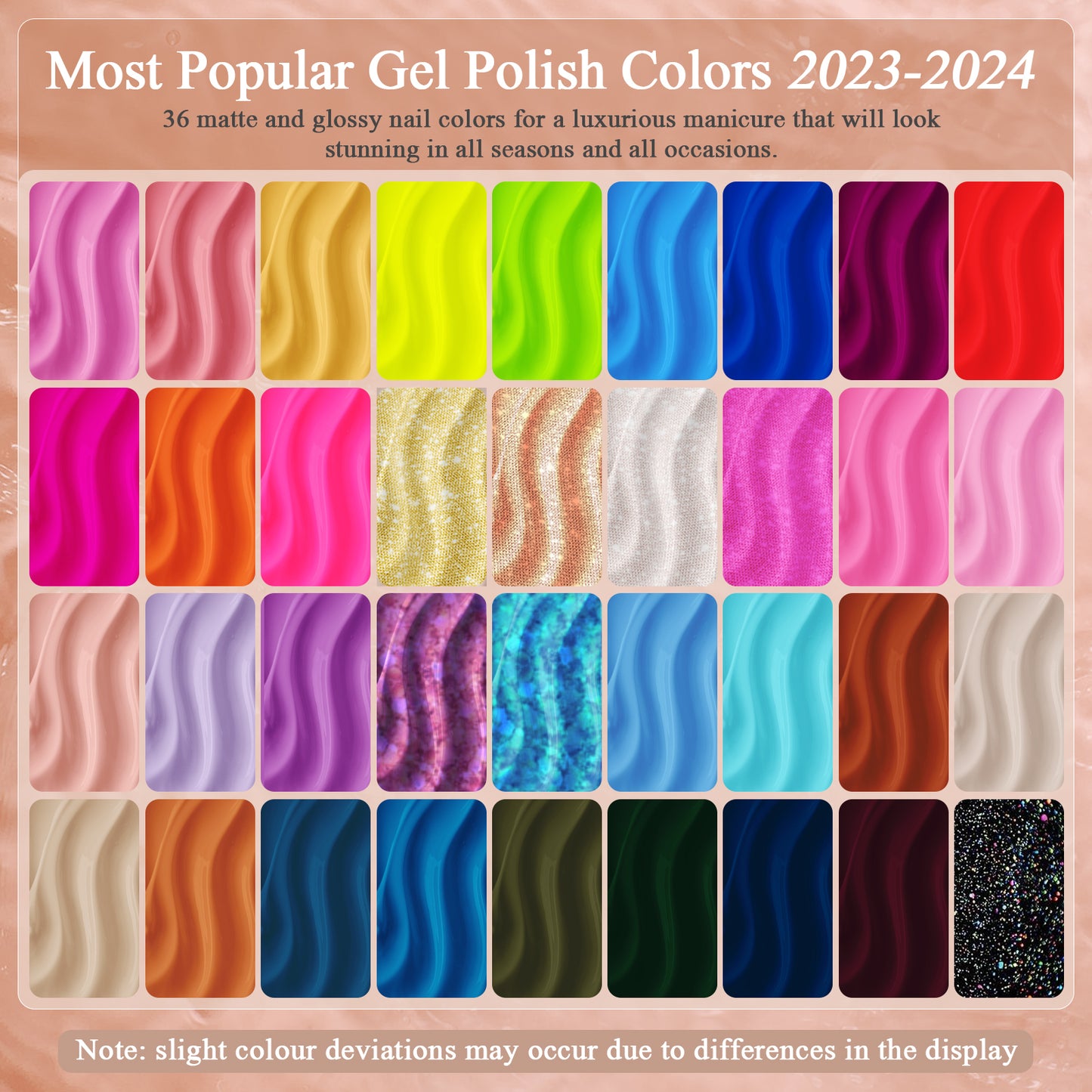 Macaron - 36 Colors Gel Polish Kit