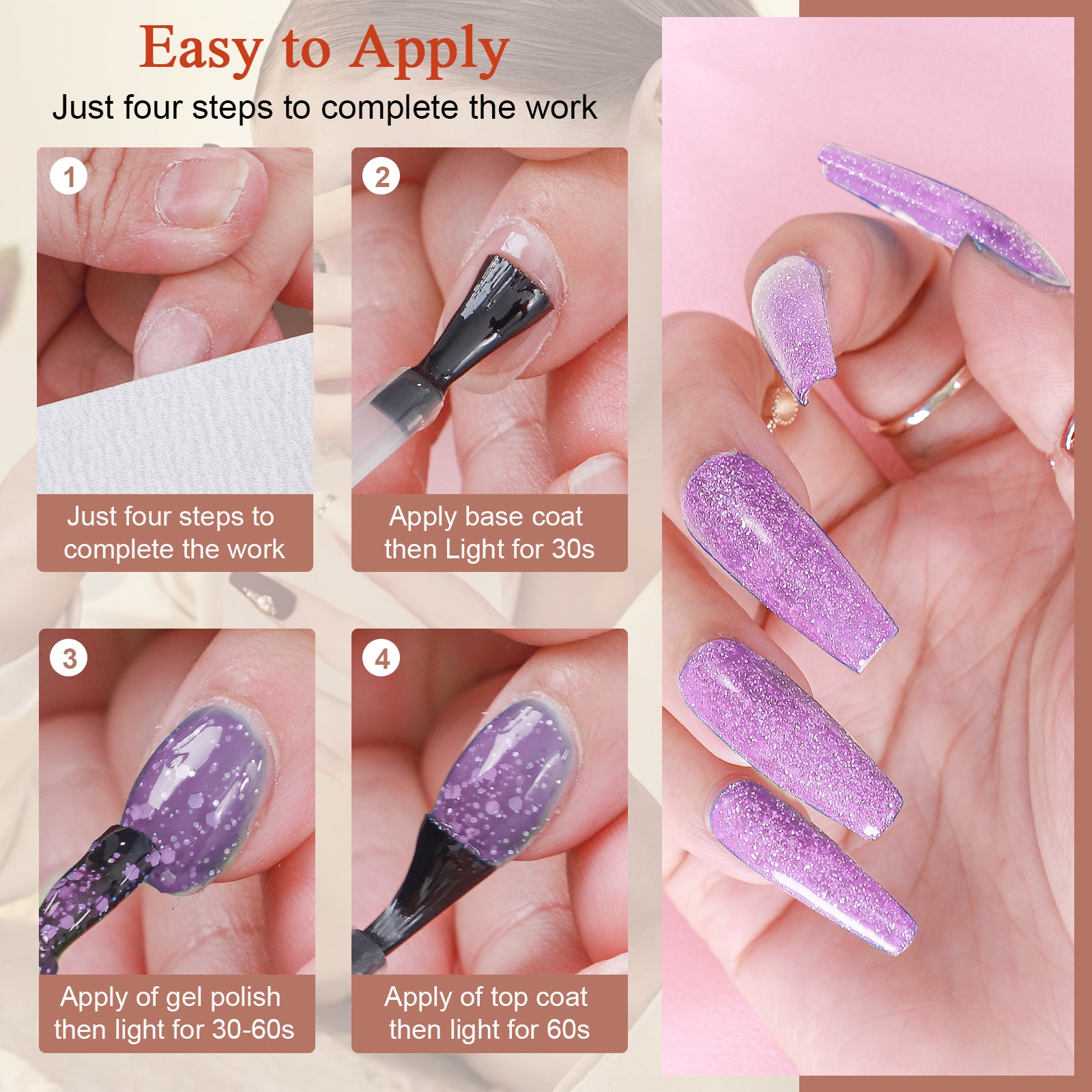 DIY Nail polish application guide. | Diy nails, Gel nails, Gel manicure  nails