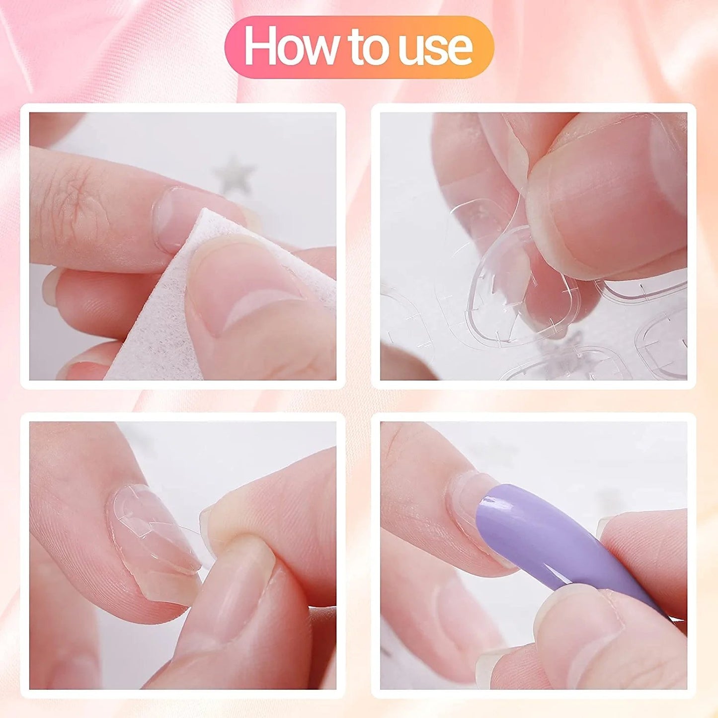 240pcs Solid Color Coffin Press on Nails - Cooserry