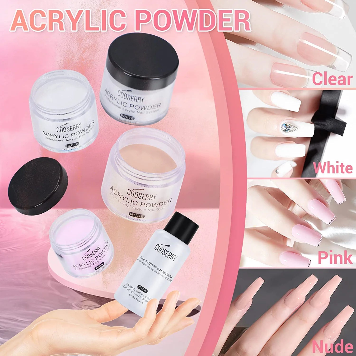 DRIZZLE. BEAUTY Drizzle Beauty Dip Powder Nail Set Starter 20 Colors India  | Ubuy
